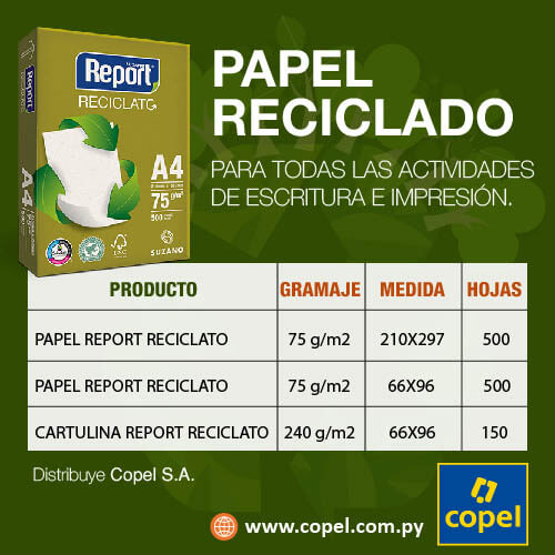 Copel. Papel reciclado Suzano